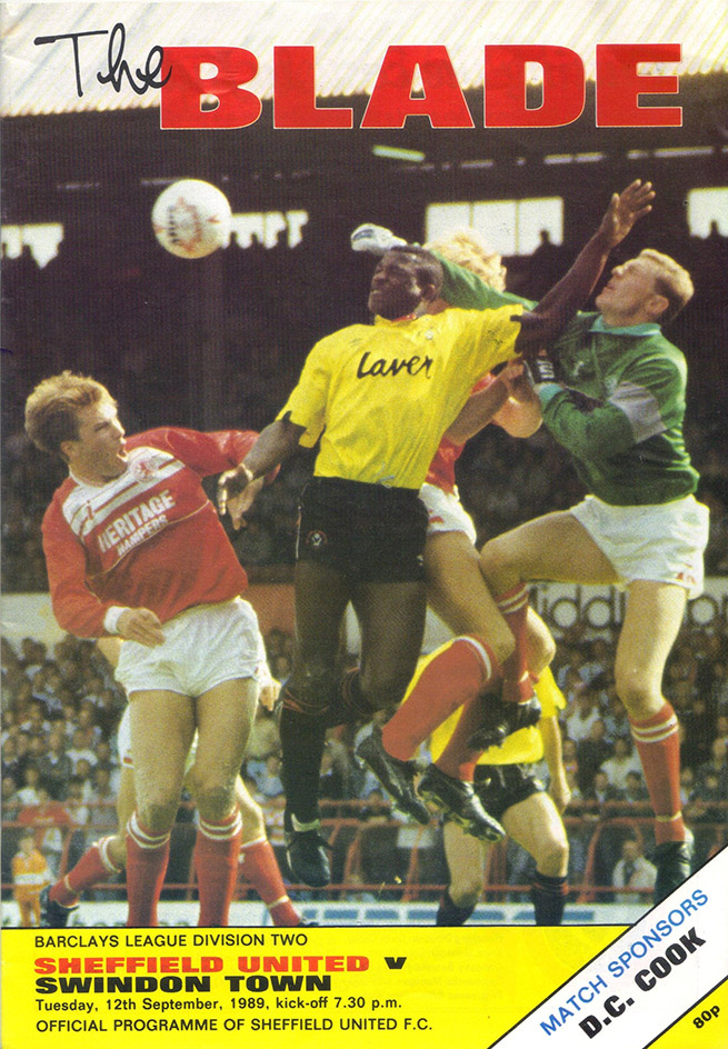 <b>Tuesday, September 12, 1989</b><br />vs. Sheffield United (Away)